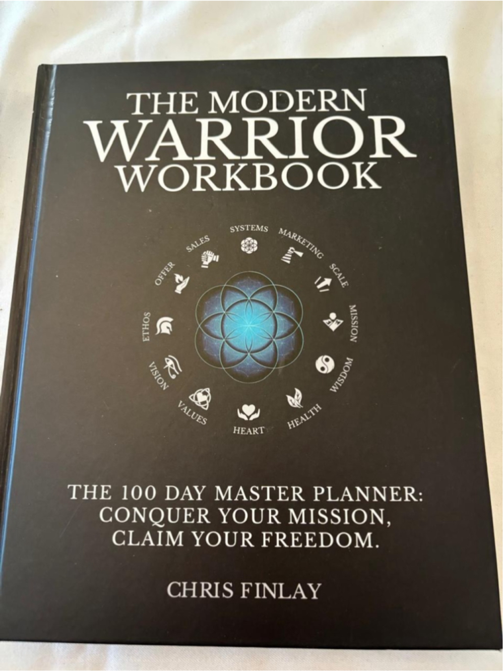 Chris Finlay The Modern Warrior Workbook Planner One Size Black #E98